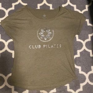 Club Pilates Army Green Shirt